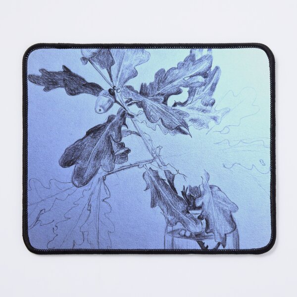Item preview, Oak leaves - pencil study designed and sold by LittleLiz.