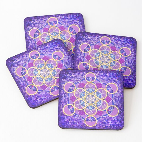 Item preview, Metatron’s Cube Painting  designed and sold by shantilovesart.