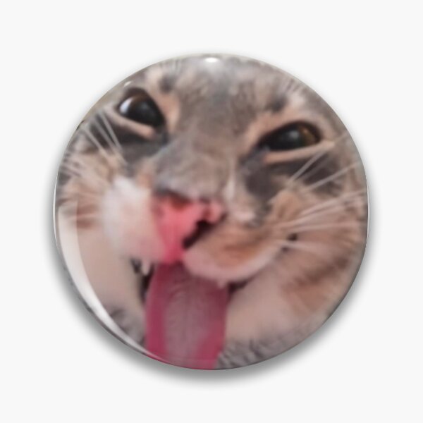 Item preview, TikTok reaction image “freaky cat” designed and sold by aprilapricott.
