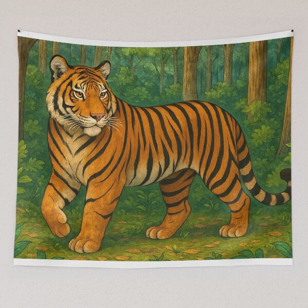 Item preview, Tiger in the jungle designed and sold by Victorious-V.