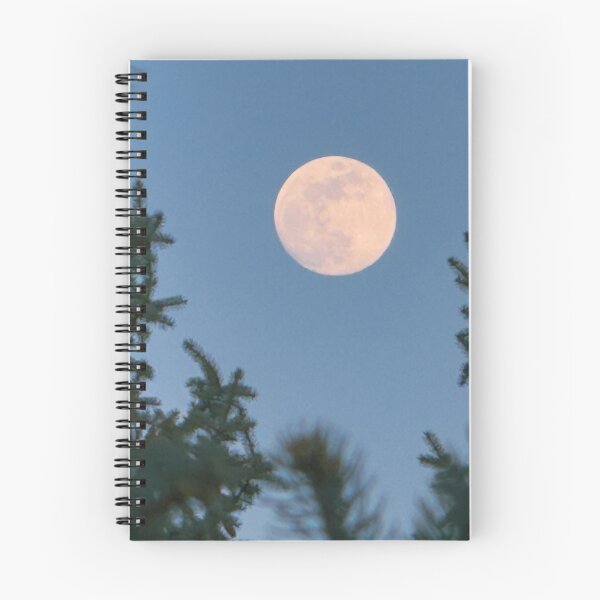 Item preview, Full Moon Through Spruce – Moody Winter Night Sky designed and sold by Jon Moffat Photography.