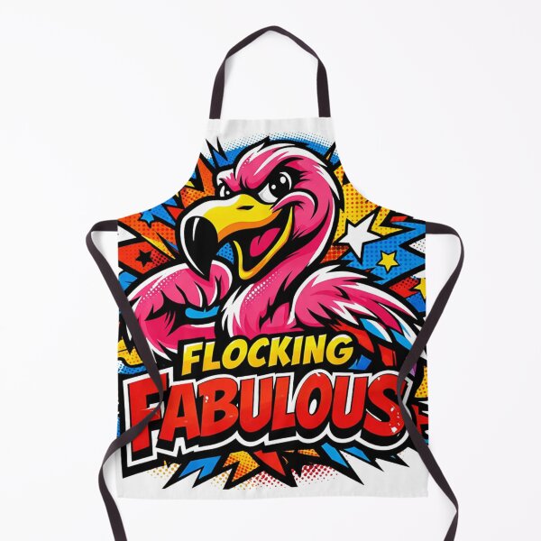 Item preview, Flocking Fabulous Flamingo Pop Art designed and sold by RetroRespect.
