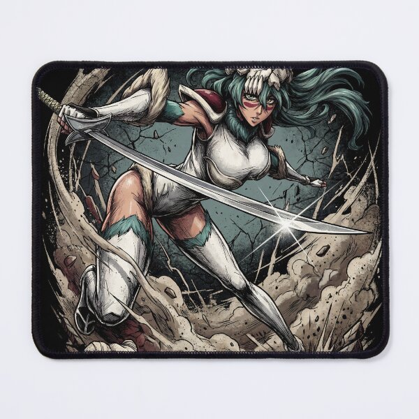 Item preview, Nelliel Nel Number 3 Warrior Look Inspired – Tall Curvy Green Hair Battle Pose designed and sold by Senpaiwaves.