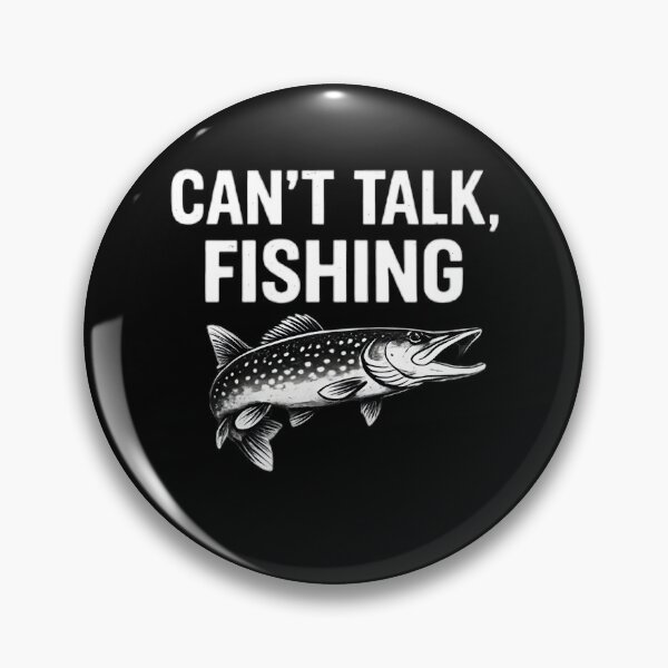 Item preview, Can't Talk, Fishing – Minimalist Funny Fisherman Design designed and sold by FischingVibes.