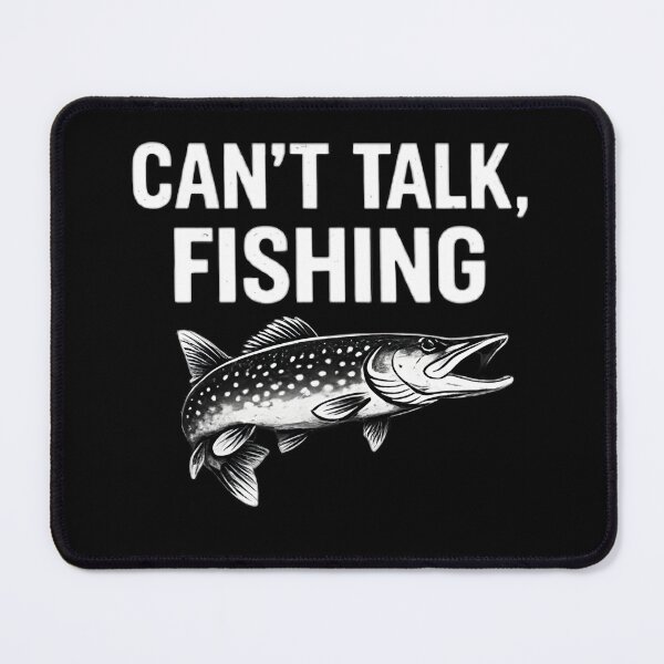 Item preview, Can't Talk, Fishing – Minimalist Funny Fisherman Design designed and sold by FischingVibes.