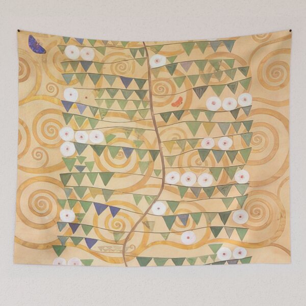 Item preview, Gustav Klimt - Cartoon For The Frieze Of The Villa Stoclet In Brussels Right Part Of The Tree Of Life 1909 designed and sold by melaartni.