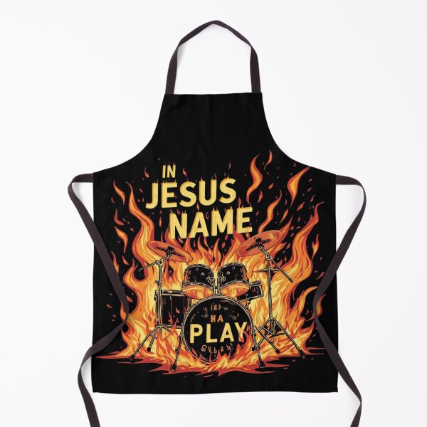 Item preview, In Jesus Name I Play Drummer designed and sold by Jusiasw.