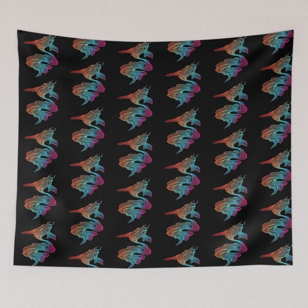 Item preview, Colorful Koi Yin Yang Artwork  designed and sold by NivyasArtistry.