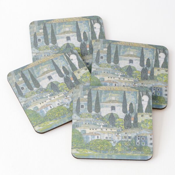 Item preview, Gustav Klimt - Church In Cassone 1913 designed and sold by melaartni.
