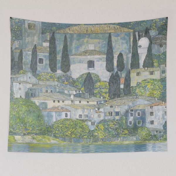 Item preview, Gustav Klimt - Church In Cassone 1913 designed and sold by melaartni.