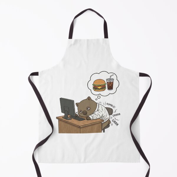 Item preview, Hangry Thoughts: Wombat Dreaming of Lunch designed and sold by Jason/Lucy-workshop.