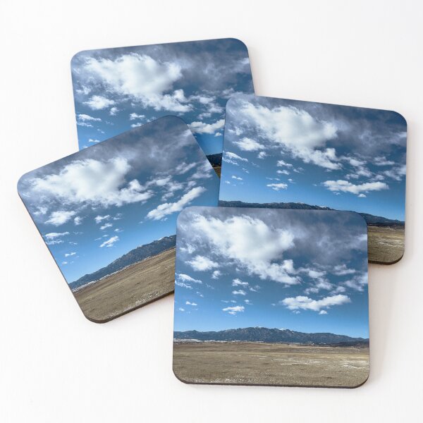 Item preview, Colorado High Plains Mountains - Snowy Range Under Blue Sky designed and sold by Jon Moffat Photography.