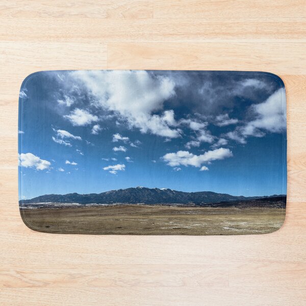 Item preview, Colorado High Plains Mountains - Snowy Range Under Blue Sky designed and sold by Jon Moffat Photography.