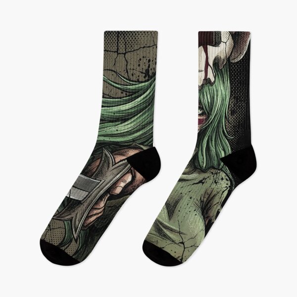 Item preview, Nelliel Nel Green Haired Hollow Empress Inspired – Scarred Face Crimson Mark Dynamic Art designed and sold by Senpaiwaves.