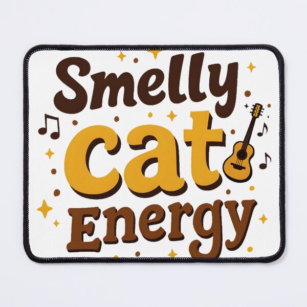 Item preview, Smelly Cat Energy – Funny Pop‑Culture Music Quote | Nostalgic Sitcom‑Inspired Design designed and sold by Nene's design.