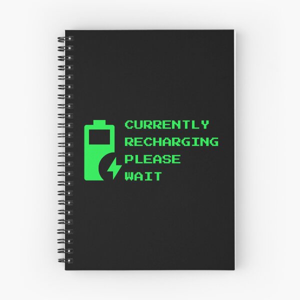 Item preview, Currently Recharging Please Wait - Retro Terminal IT Humor designed and sold by vividlukas.