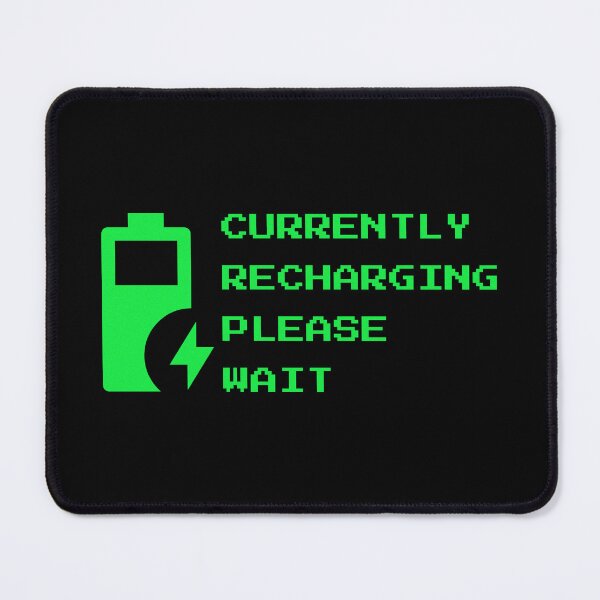 Item preview, Currently Recharging Please Wait - Retro Terminal IT Humor designed and sold by vividlukas.