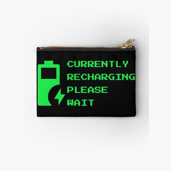 Item preview, Currently Recharging Please Wait - Retro Terminal IT Humor designed and sold by vividlukas.