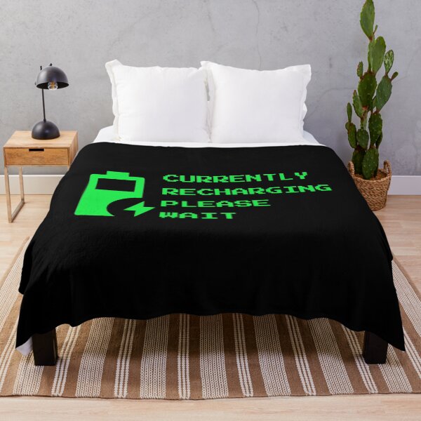 Item preview, Currently Recharging Please Wait - Retro Terminal IT Humor designed and sold by vividlukas.