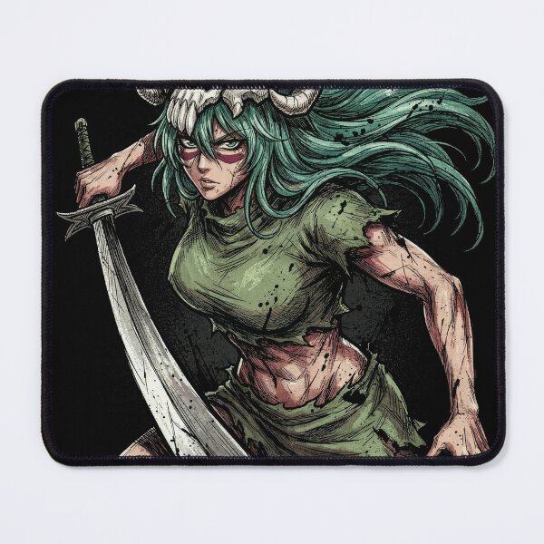 Item preview, Nelliel Nel Ram-Like Mask Arrancar Fan Art – Long Green Waves Fierce Gaze Design designed and sold by Senpaiwaves.