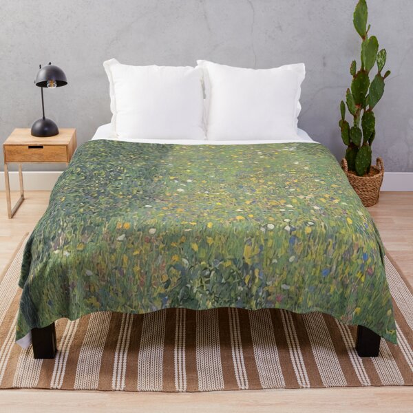 Item preview, Gustav Klimt - Landscape Garden Meadow In Flower designed and sold by melaartni.