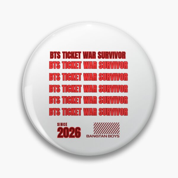Item preview, BTS Ticket War Survivor designed and sold by CoffeeKoala.