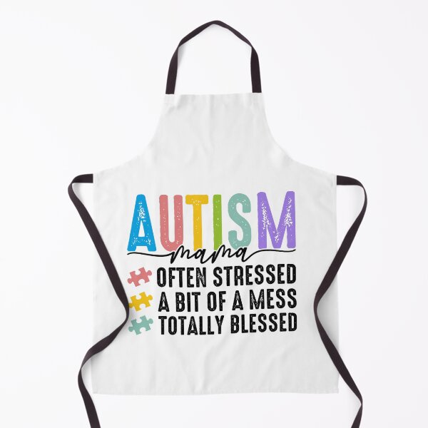 Item preview, Autism Mama Often Stressed A Bit Of A Mess Totally Blessed Autism Awareness Mom Life Parent Support designed and sold by SofenArt.