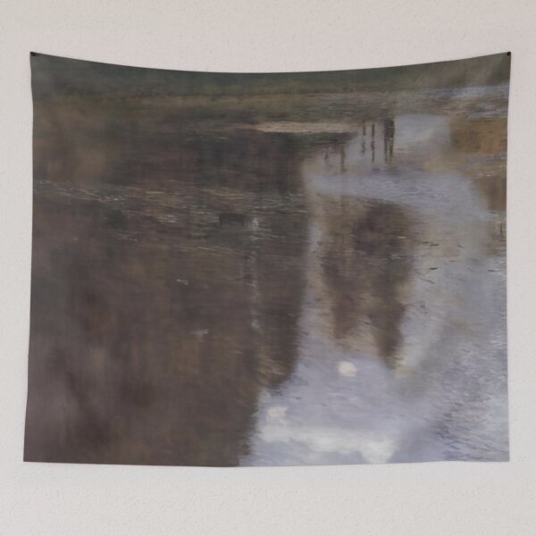 Item preview, Gustav Klimt - Quiet Pond In The Park Of Appeal designed and sold by melaartni.
