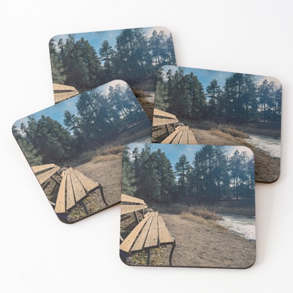 Item preview, Winter Bench by Frozen Pond – Pueblo Mountain Park designed and sold by Jon Moffat Photography.