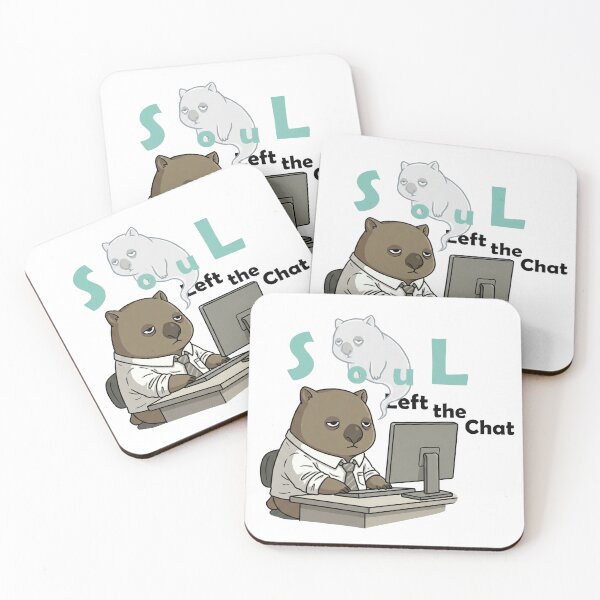 Item preview, Soul Left the Chat: Dissociating Wombat designed and sold by Jason/Lucy-workshop.