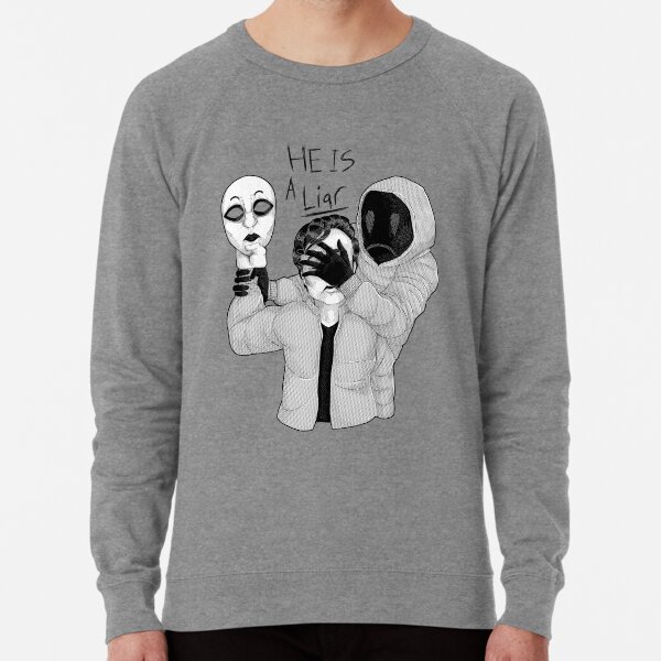 Item preview, Hoodie and Masky - HE IS A LiaR designed and sold by Andrew Byass.