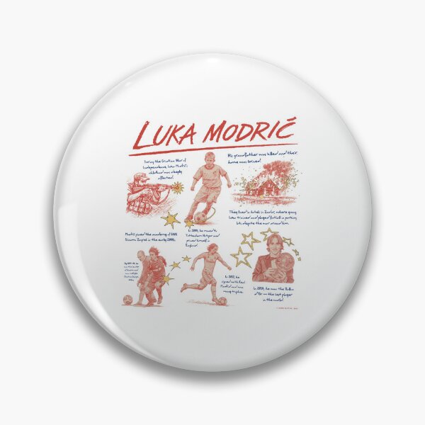 Item preview, Luka Modrić – From War to Ballon d’Or | Football Legend Illustration designed and sold by moyjoystudio.
