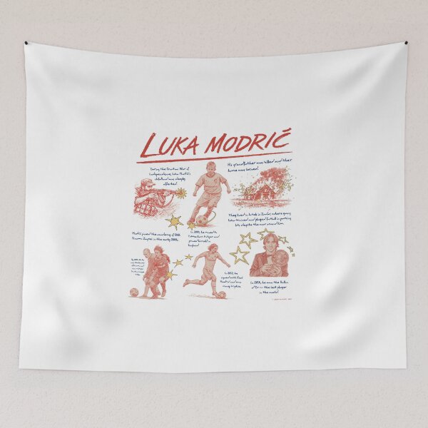 Item preview, Luka Modrić – From War to Ballon d’Or | Football Legend Illustration designed and sold by moyjoystudio.
