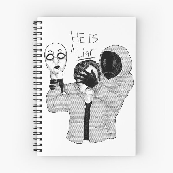 Item preview, Hoodie and Masky - HE IS A LiaR designed and sold by Andrew Byass.