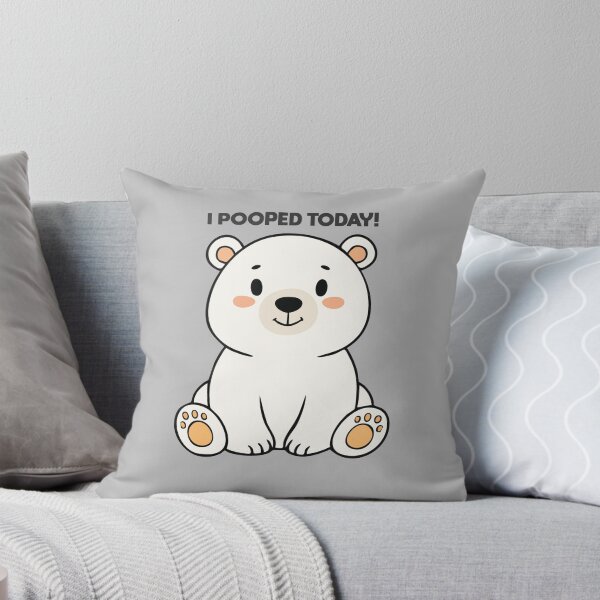 Item preview, I Pooped Today Polar Bear designed and sold by DalePrestonArt.