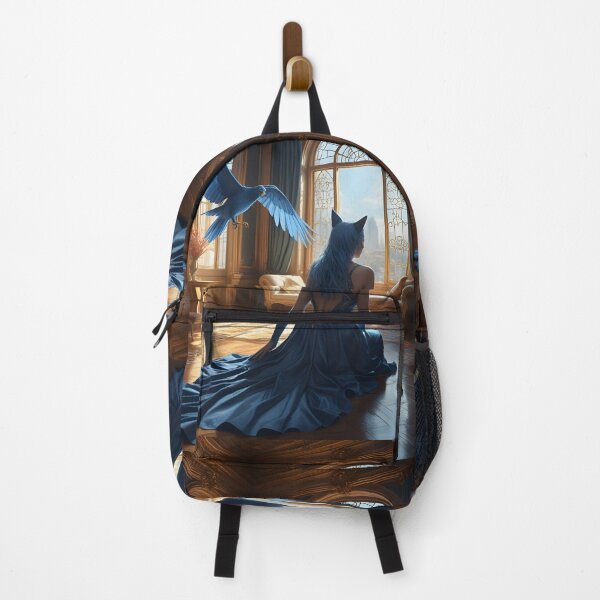 Item preview, A symphony of azure blue and golden shadows designed and sold by KunstGeist.