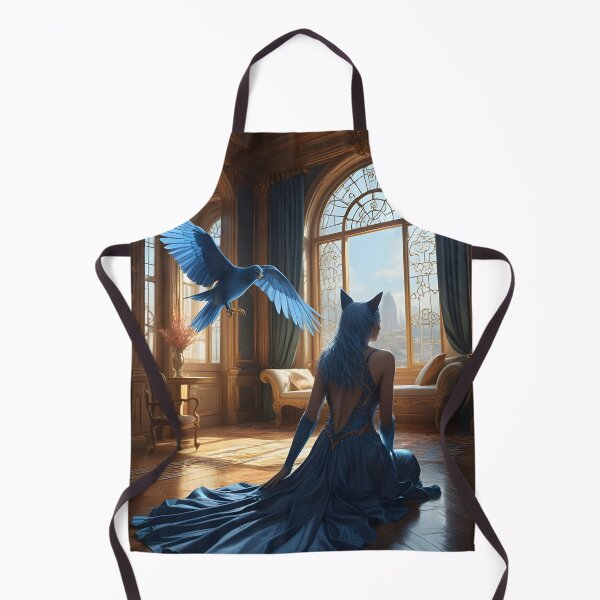 Item preview, A symphony of azure blue and golden shadows designed and sold by KunstGeist.