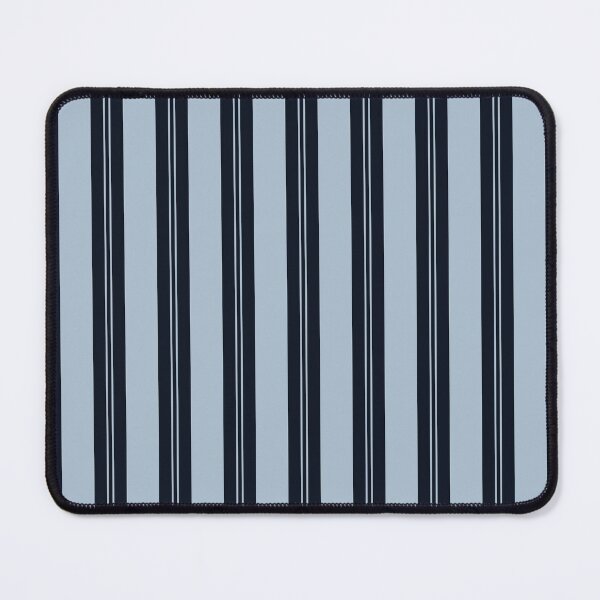 Item preview, Natural Stripe Studio Vertical Stripes Cool Calm Mist Blue Midnight designed and sold by Kreativa1.