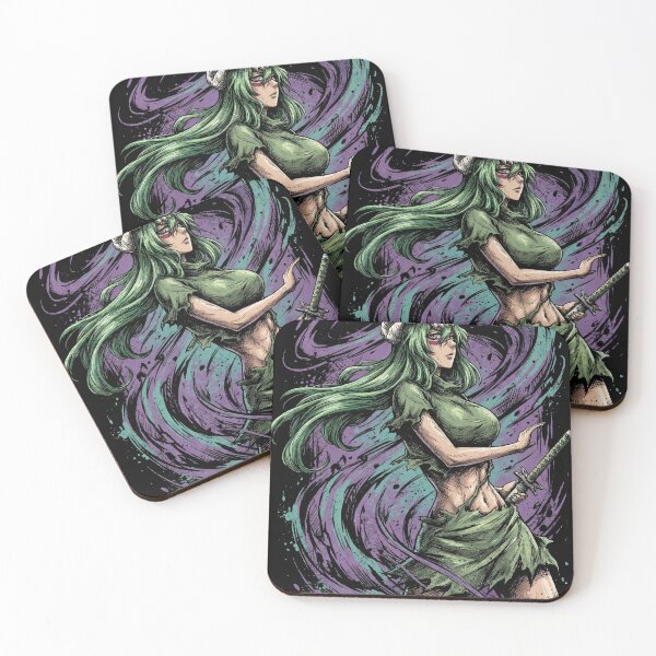 Item preview, Nelliel Nel Green Hair Arrancar Warrior Nelliel Tu Gamuza Brave Souls designed and sold by Senpaiwaves.
