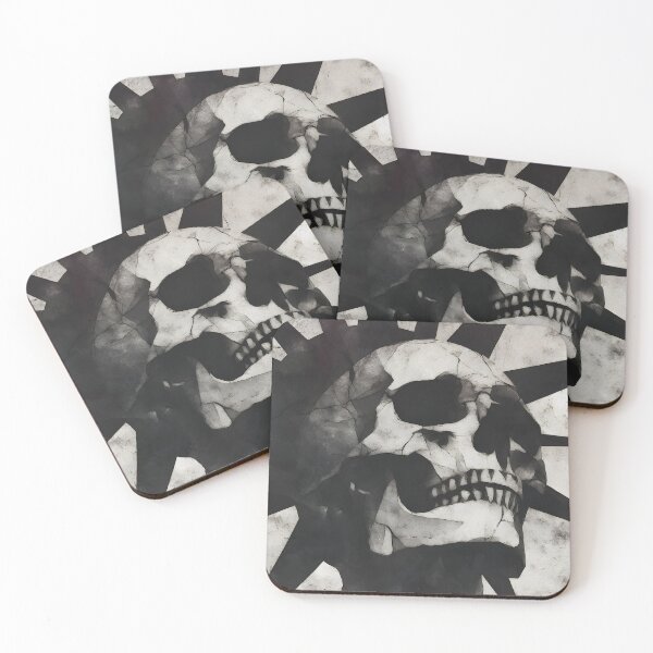 Item preview, Cool Retro Skull Design. Black and White designed and sold by Shoot-The-Moon.