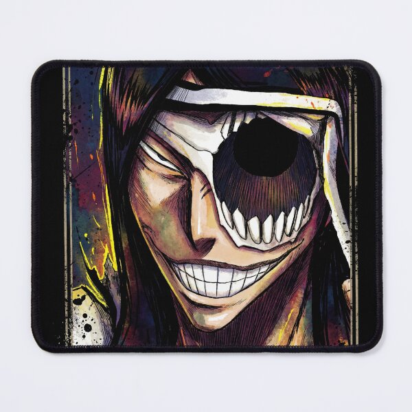 Item preview, Noitora Tall Lanky Arrancar Warrior Fan Art – Eyepatch Smug Grin Black Hair Design designed and sold by Senpaiwaves.