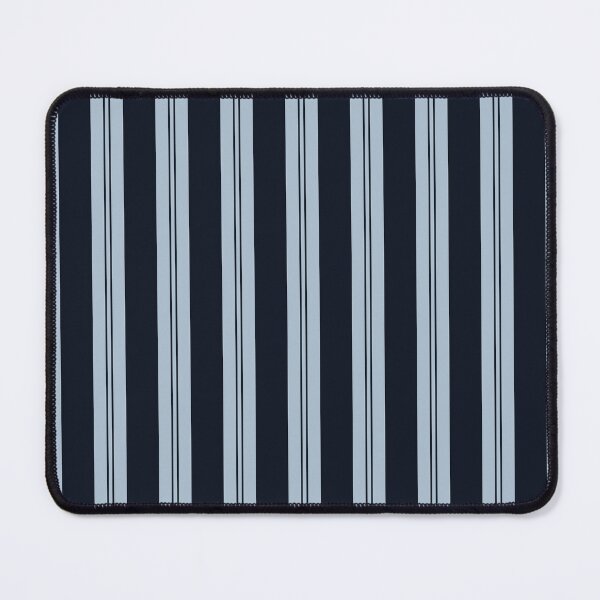 Item preview, Natural Stripe Studio Vertical Stripes Cool Calm Midnight Mist Blue designed and sold by Kreativa1.