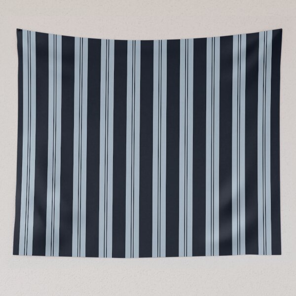 Item preview, Natural Stripe Studio Vertical Stripes Cool Calm Midnight Mist Blue designed and sold by Kreativa1.