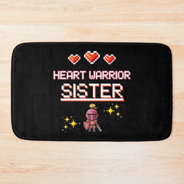 Item preview, Proud Sister of a Heart Warrior Retro Pixel Art CHD Awareness designed and sold by JB-designstudio.