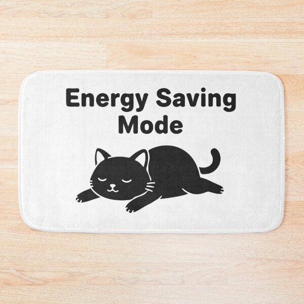 Item preview, Energy Saving Mode Cat Shirt – Funny Sleeping Lazy Cat Meme Design designed and sold by Design-Pro-21.