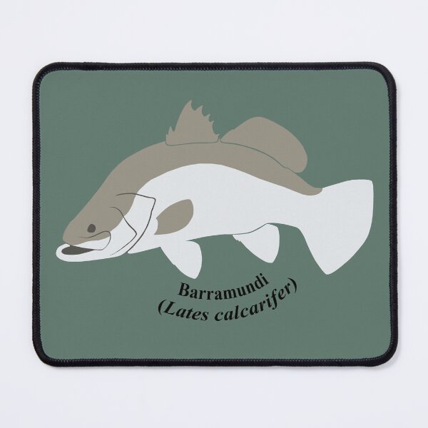 Item preview, Stylized Barramundi Logo (Named) designed and sold by JayceTheCC.