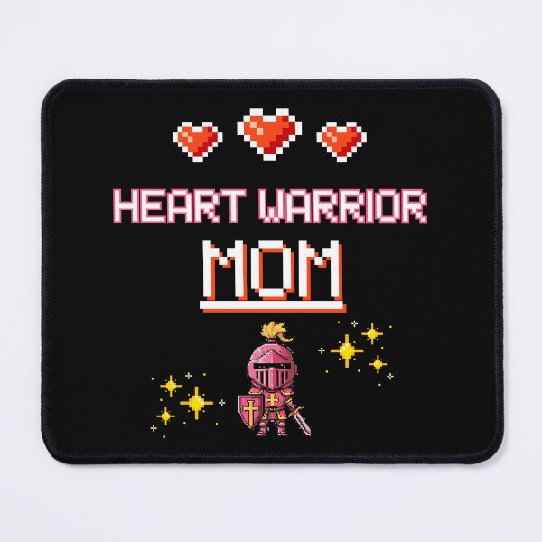 Item preview, Proud Mom of a Heart Warrior Retro Pixel Art CHD Awareness designed and sold by JB-designstudio.
