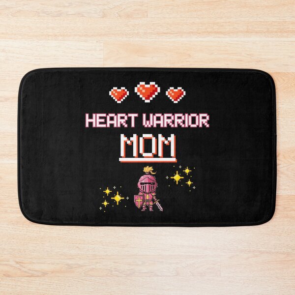 Item preview, Proud Mom of a Heart Warrior Retro Pixel Art CHD Awareness designed and sold by JB-designstudio.