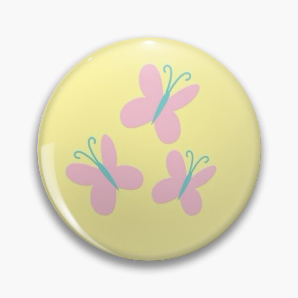 Item preview, Fluttershy cutie mark pin  designed and sold by aprilapricott.