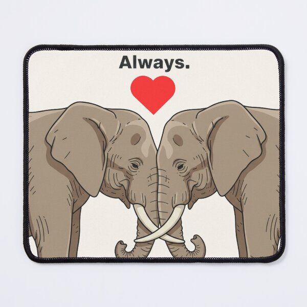 Item preview, Here Always Elephant Hoodie: Minimalist Savanna Love Gift designed and sold by SavannaStrikes.